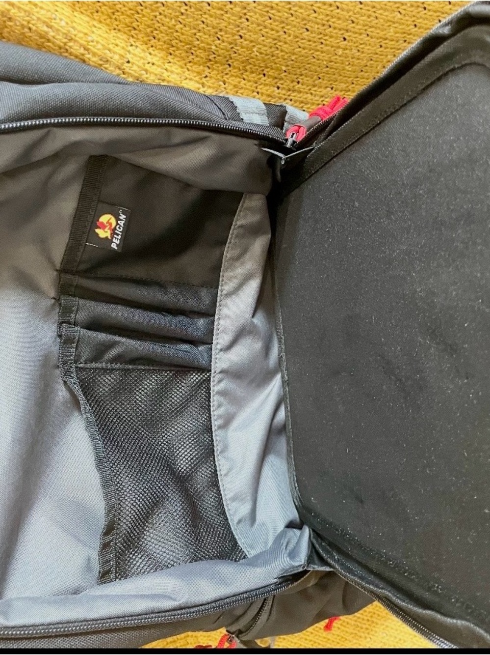 Pelican Black  Backpack with Red Accents - Picture 11 of 16
